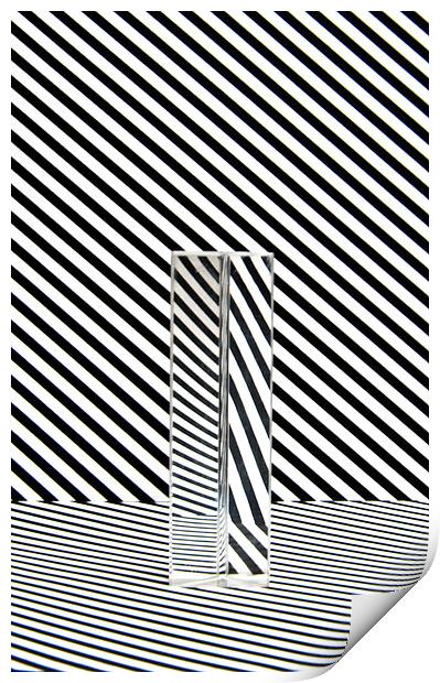 Prism Stripes 1 Print by Steve Purnell