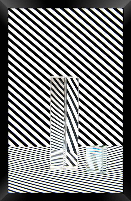 Prism Stripes 2 Framed Print by Steve Purnell