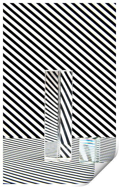 Prism Stripes 2 Print by Steve Purnell