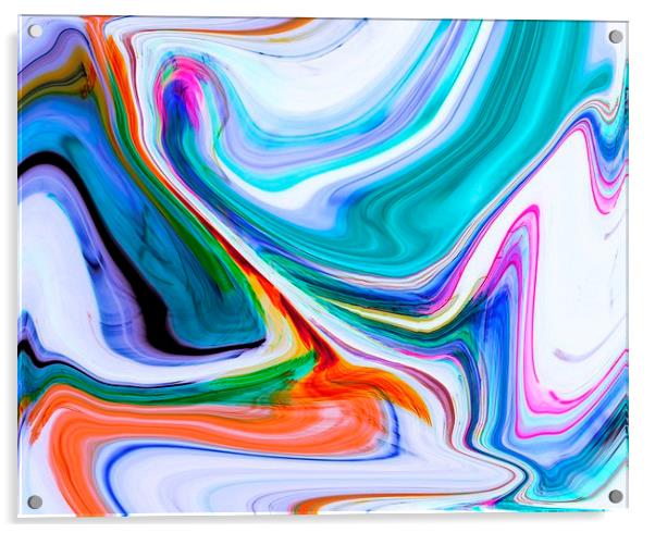 Marble swirl Acrylic by Darren Whitehead