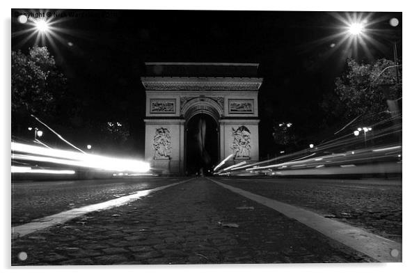 Arc de Triomphe Acrylic by Nick Wardekker