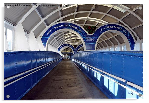 Seacombe Ferry’s new covered access Acrylic by Frank Irwin