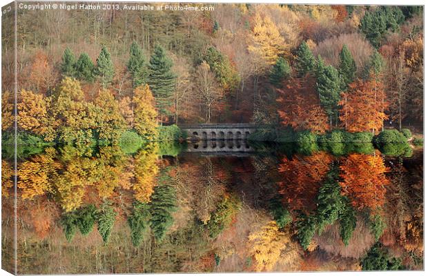 Autumn in Derwent Canvas Print by Nigel Hatton