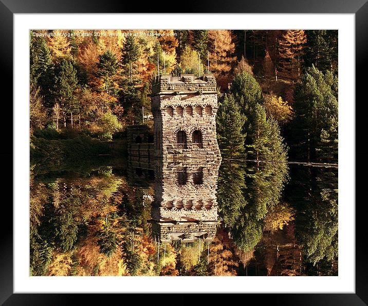 East Tower Reflections Framed Mounted Print by Nigel Hatton