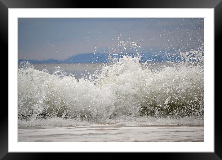 Roaring... Framed Mounted Print by  