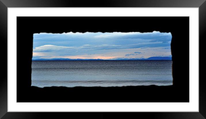 Room with a view. Framed Mounted Print by  