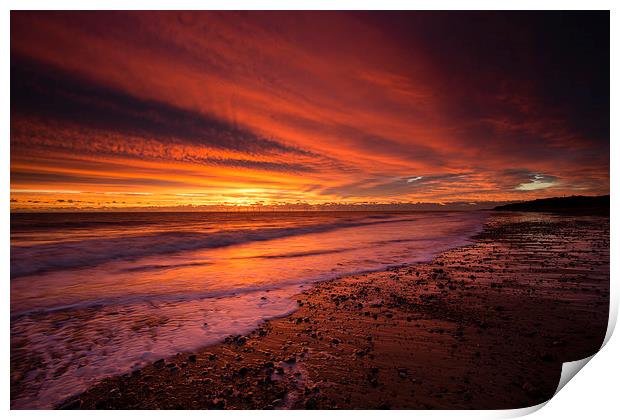 Fire in the Sky Print by Gail Sparks
