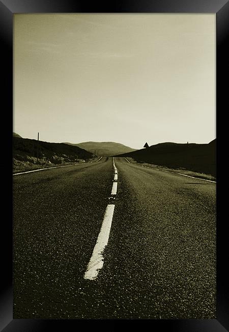 road Framed Print by john maclean