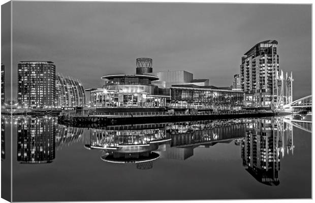Quays Theatre Manchester Canvas Print by Pete Lawless