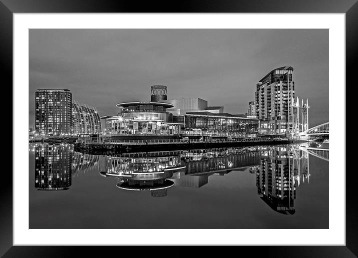 Quays Theatre Manchester Framed Mounted Print by Pete Lawless