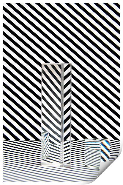 Prism Stripes 5 Print by Steve Purnell
