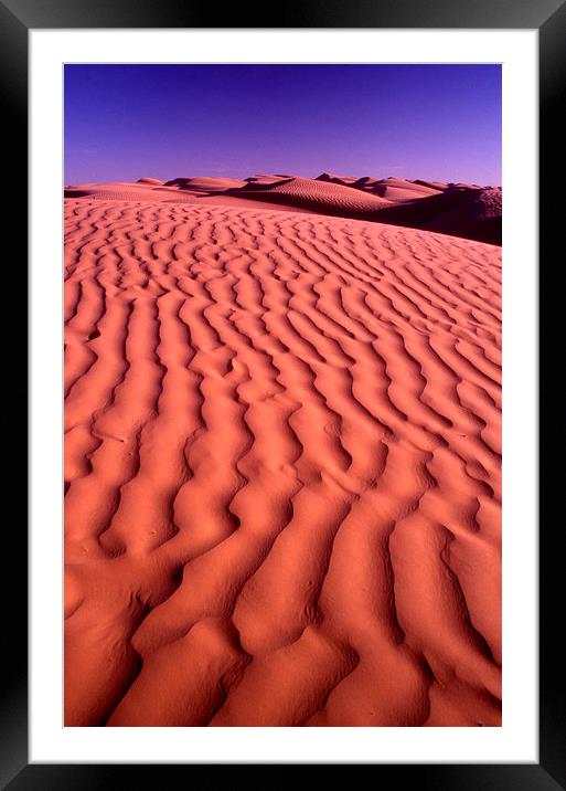 Sand Dunes Framed Mounted Print by Steve Outram