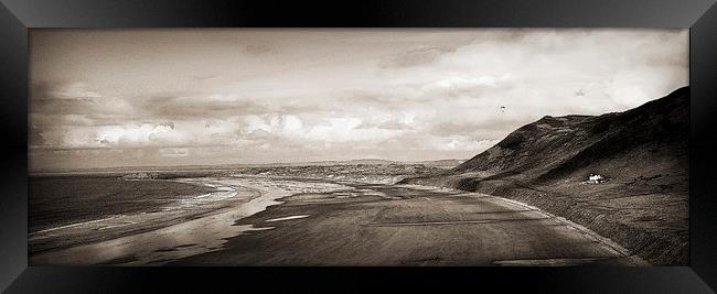 RHOSSILI BAY Framed Print by Anthony R Dudley (LRPS)