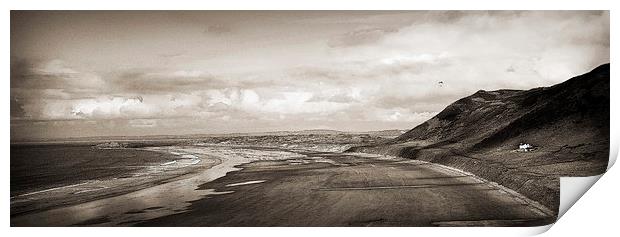 RHOSSILI BAY Print by Anthony R Dudley (LRPS)