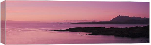 Pink skye Canvas Print by James Mc Quarrie