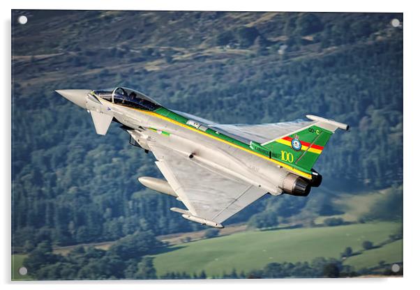 3(F) Squadron Eurofighter Typhoon FGR4 Acrylic by Lloyd Horgan