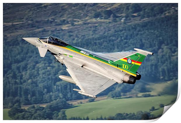 3(F) Squadron Eurofighter Typhoon FGR4 Print by Lloyd Horgan