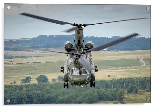 RAF Chinook HC2 Acrylic by Lloyd Horgan
