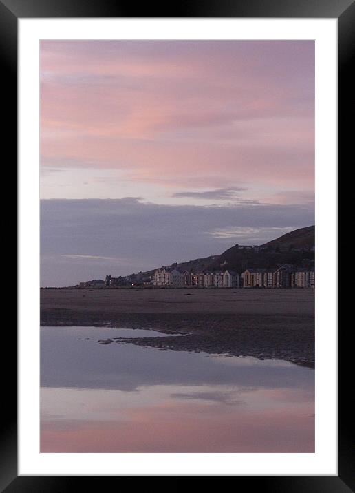 Dusk Framed Mounted Print by Vivienne Barker