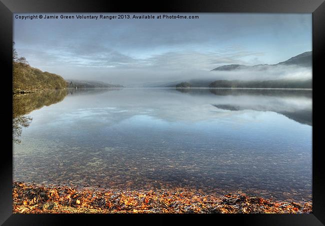 Coniston Water Framed Print by Jamie Green