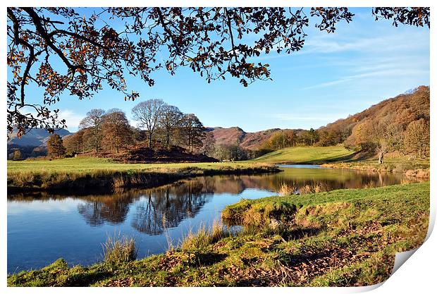 River Brathay Lake District Print by Gary Kenyon