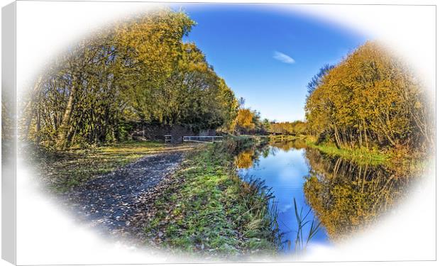 Forth & Clyde Canal Glasgow Canvas Print by Tylie Duff Photo Art