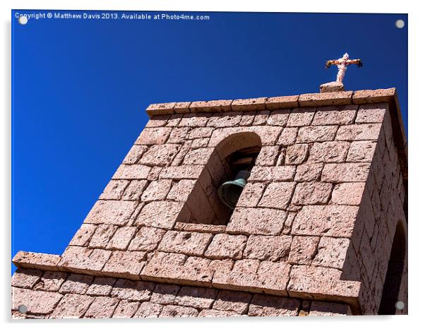 Atacama Church Acrylic by Matthew Davis