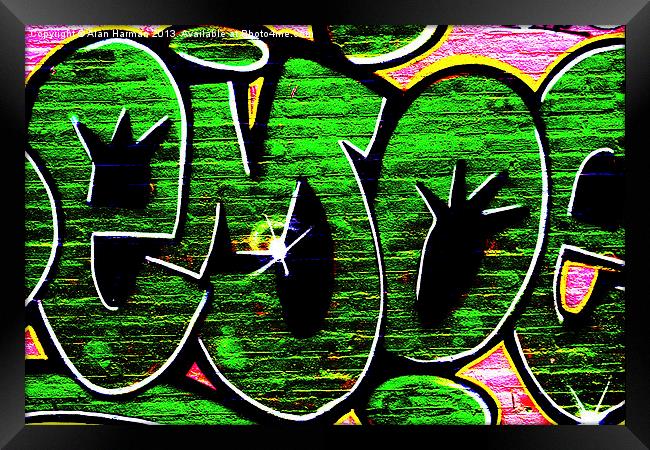 Graffiti 18 Framed Print by Alan Harman