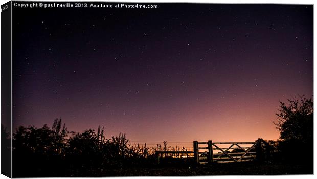 gateway to heaven Canvas Print by paul neville