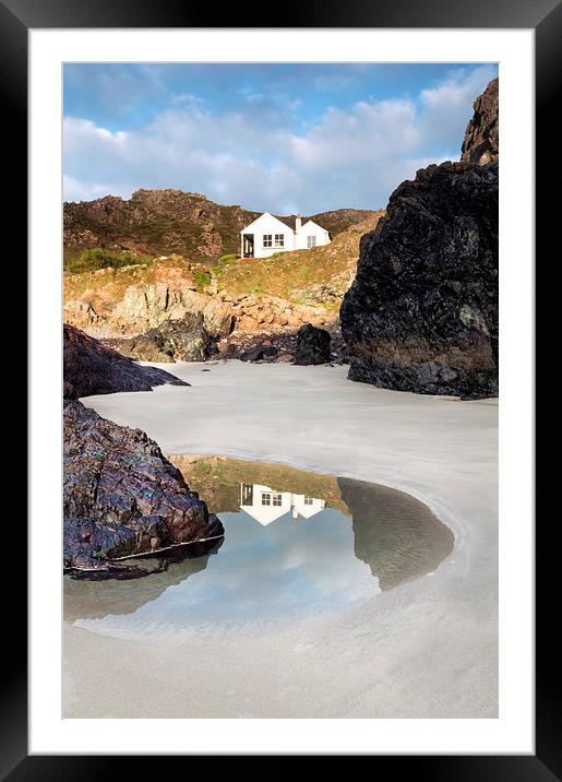 Kynance Cottages Framed Mounted Print by Chris Frost