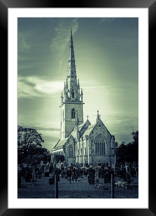 The Marble Church Framed Mounted Print by Sean Wareing