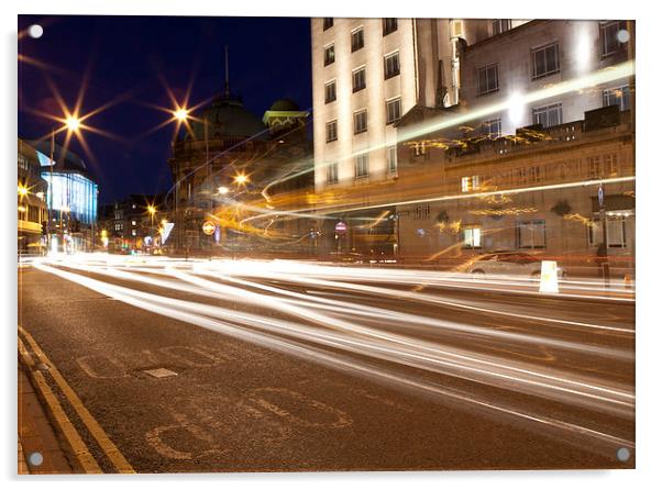 LIGHT TRAILS Acrylic by David Pacey