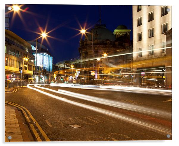 LIGHT TRAILS Acrylic by David Pacey