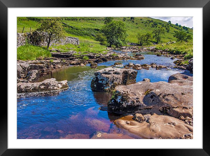 Along The River Wharfe Framed Mounted Print by Trevor Kersley RIP