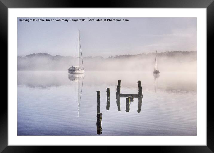 Mystical Yachts Framed Mounted Print by Jamie Green