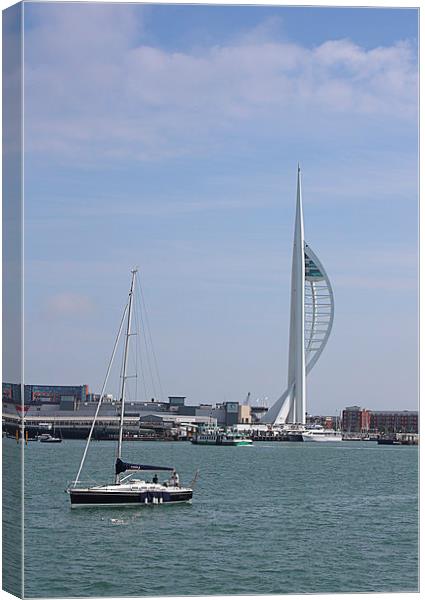 Spinnaker Tower, Portsmouth Canvas Print by Graham Custance