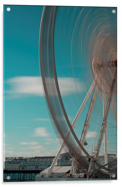The Brighton Wheel Acrylic by James Ward