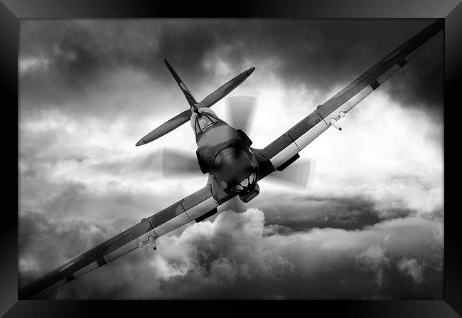 Spitfire Framed Print by J Biggadike