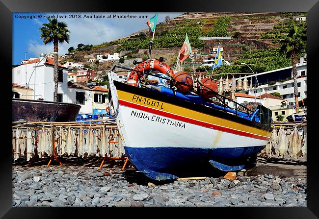 The fishing village of Ponta do Sol, Madeira Framed Print by Frank Irwin