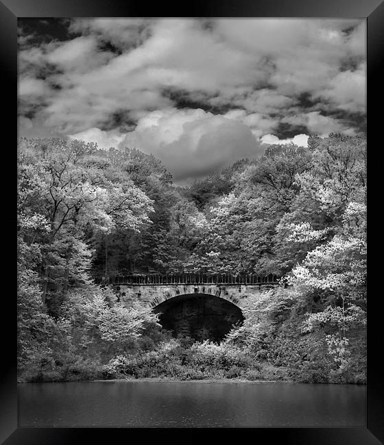 Parapet Bridge Framed Print by Bryan Olesen