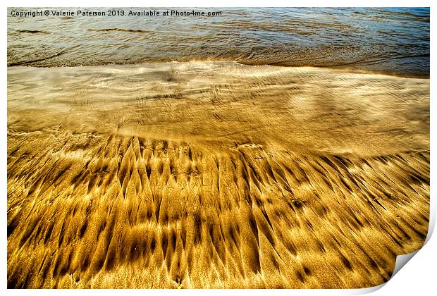 Abstract Sand Print by Valerie Paterson