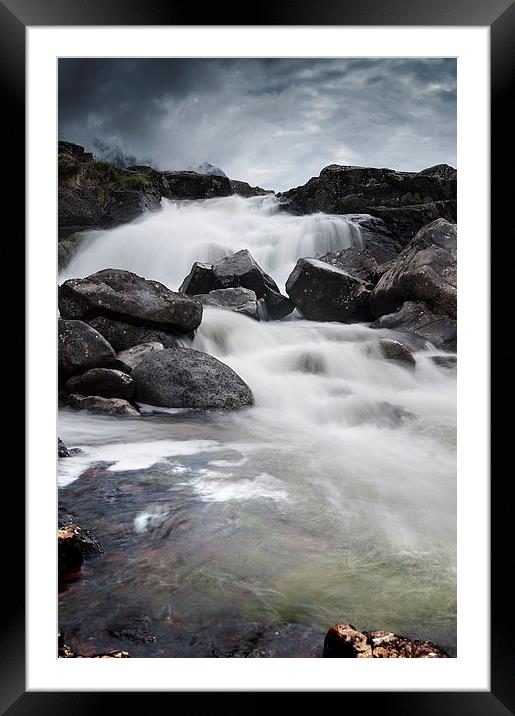 Atmospheric Glencoe River Framed Mounted Print by Keith Thorburn EFIAP/b