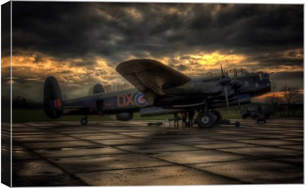 Avro Lancaster NX611 Canvas Print by Jason Green