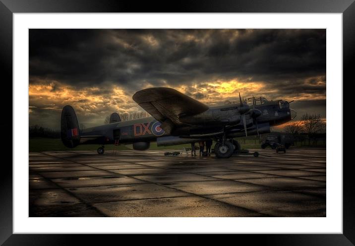 Avro Lancaster NX611 Framed Mounted Print by Jason Green