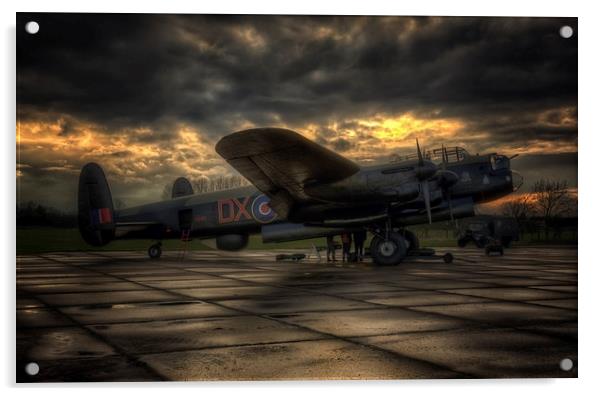 Avro Lancaster NX611 Acrylic by Jason Green