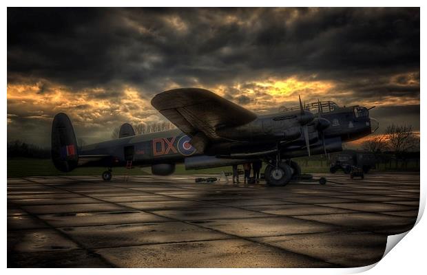 Avro Lancaster NX611 Print by Jason Green