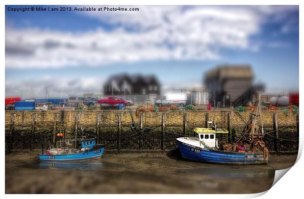 Seaside in miniature Print by Thanet Photos
