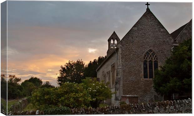 Church at South Moreton Oxfordshire Canvas Print by Ian Lewis