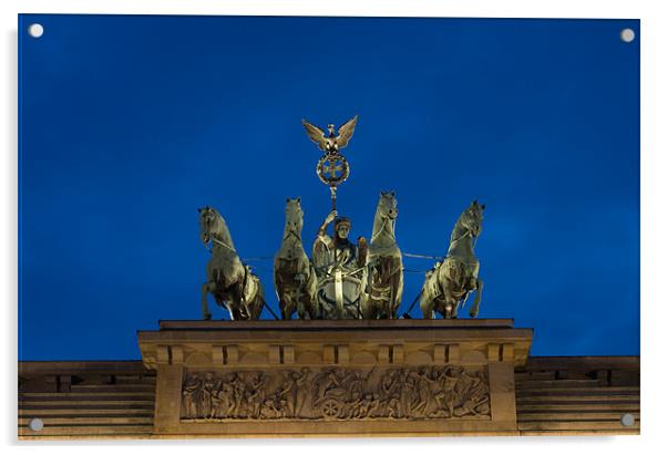 Brandenburg Gate 2 Acrylic by James Mc Quarrie