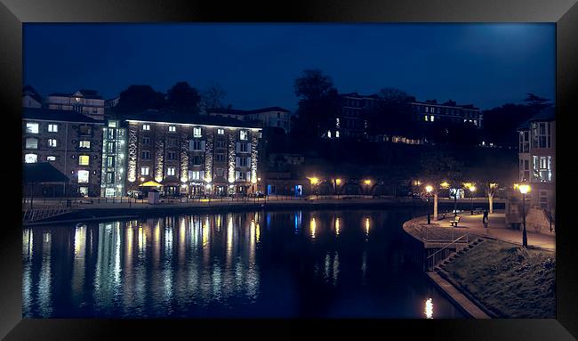 Evening at the quayside Framed Print by Andy dean